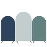 Lofaris Pure Color Navy Blue Double Side Birthday Arch Backdrop Kit